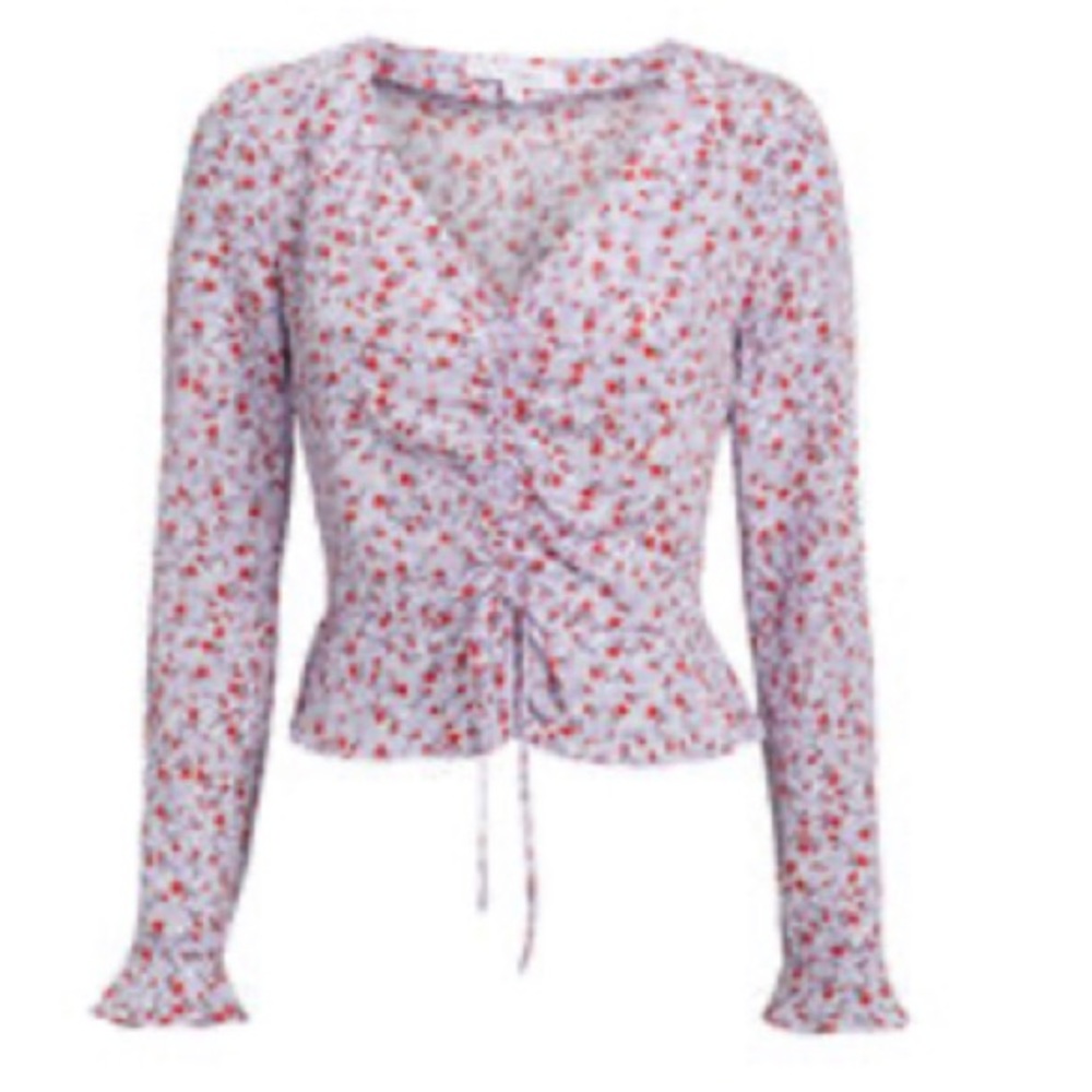 INTERMIX GIADA FLORAL PRINTED TOP